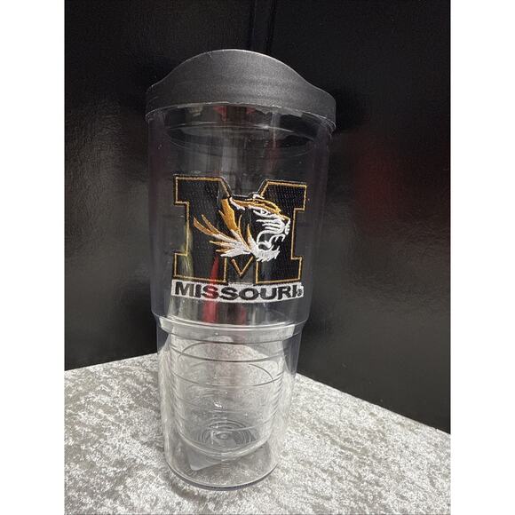 Tervis MIZZOU 24oz Insulated Tumbler With Lid Mizzou Tigers Patch NEW Alumni - Picture 1 of 5